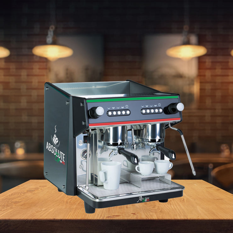 Absolute espresso traditional 2 group compact by absolute drinks
