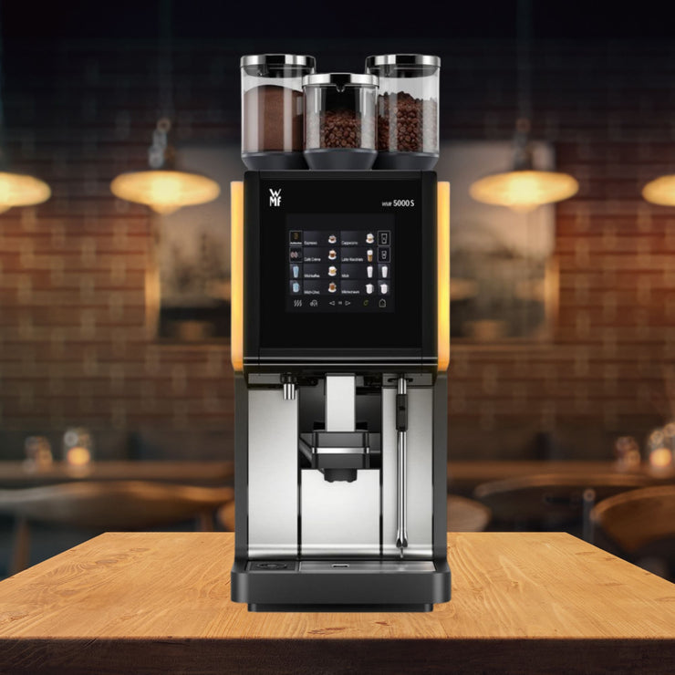 WMF 5000s Bean to Cup Commercial Coffee Machine From Absolute Drinks
