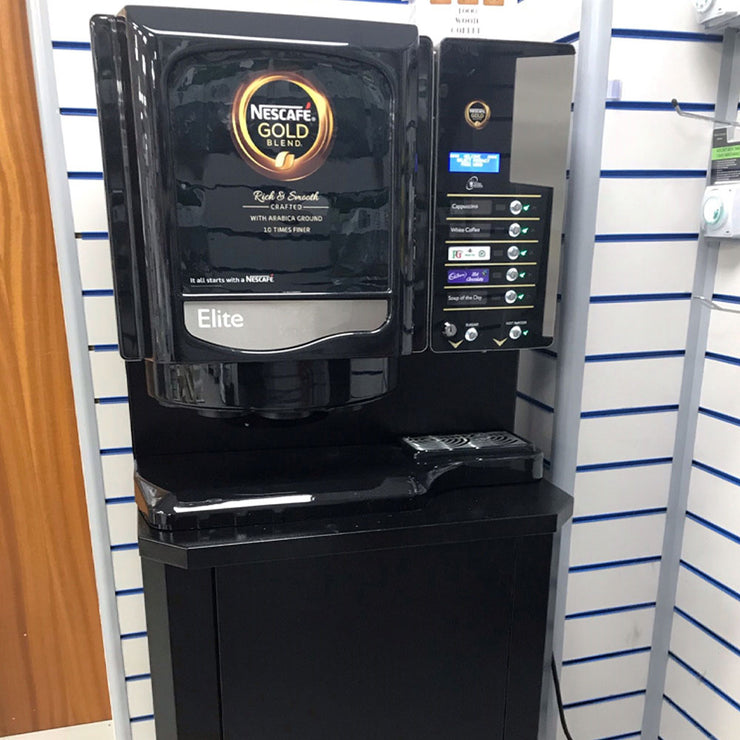 Darenth MJS Elite In Cup Coffee Machine on base unit at Edmunson Electrical